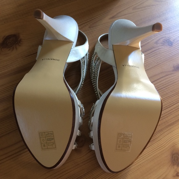 NWT Michaelangelo Donatella Bridal Rhinestone Heels - Picture 7 of 9